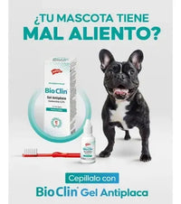 Holliday Gel Antiplaca Bioclin Perros Gatos 20ml Sin Sabor Con Cepillo