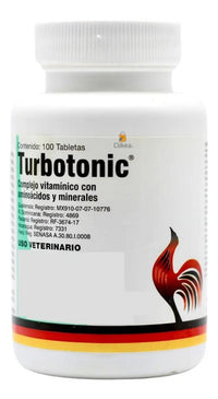 Turbotonic Complejo Vitaminico Aves Vetinova 100 Tabletas