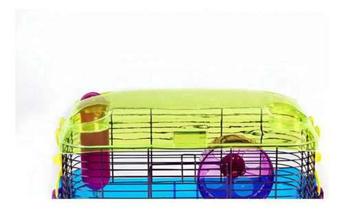 Hogar Para Hamster Crittertrail Simple Start Azul