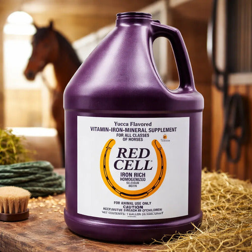 Suplemento Nutricional Red Cell Para Caballos 3.785 Litros