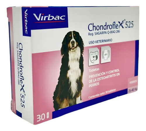 Chondroflex 525 Virbac Para Perro 25-40 Kg 30 Tabletas