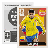 Extra Stickers Originales Panini Mundial 2026 A Elegir Luis Diaz Bronce 2026