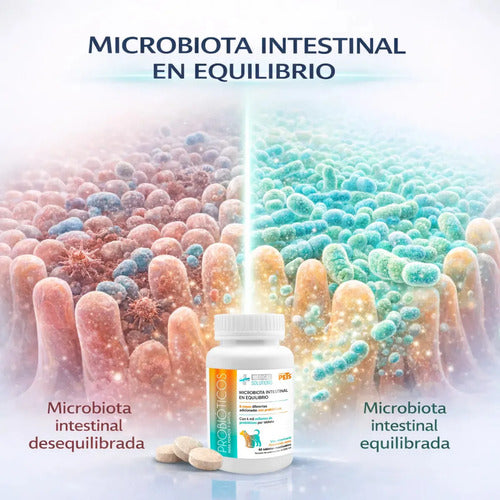Probiótico Para Perro Probiotico En Tableta Masticable 60 Pz