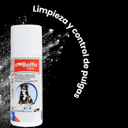 Bolfo Talco Antipulgas Garrapatas Piojos Para Perros Y Gatos 100g