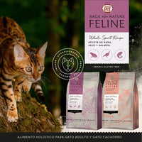 Back 2 Nature Feline Holístico Fórmula C/rana, Pavo Y Salmón