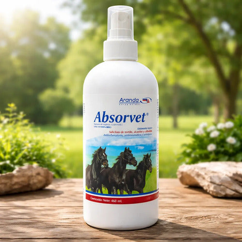 Spray Anti Inflamatorio Aranda Para Caballos Absorvet 460 Ml