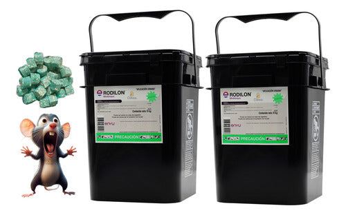 2 X Rodilon Minibloque Envu Cubeta De 9 Kg Urbana