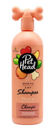 Pet Head Shampoo 2 En 1 Quick Fix Durazno 475 Ml Para Perros