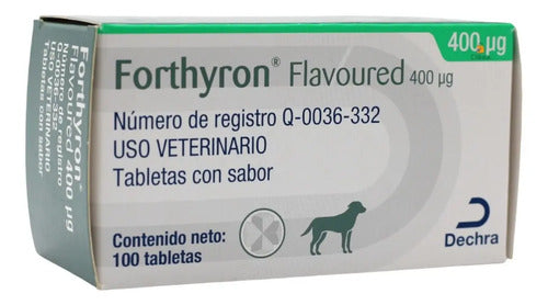Forthyron 400 Mg Hipotiroidismo En Perros 100 Tabletas