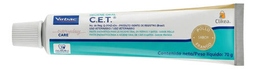 Cet Pasta Dental Crema C.e.t. Virbac Para Perros 70 G Chicken Flavor