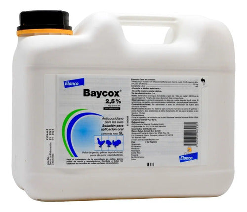Baycox 2.5% Coccidicida Pollos 500 Ml A Granel Original