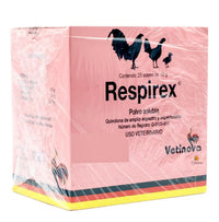 Caja Con 25 Sobres Respirex Polvo Soluble Aves Vetinova