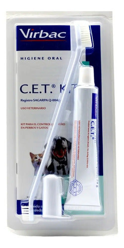 Pasta De Dientes Perro Gato Virbac C.e.t Menta Incluye Cepillo 70g