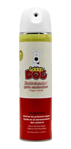 Entrenador Para Cachorros En Aerosol Golden Dog 240 Ml