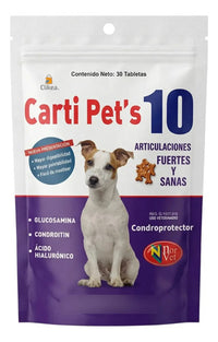 Tabletas Carti Pets 10, 30 Tabletas Condroprotectoras