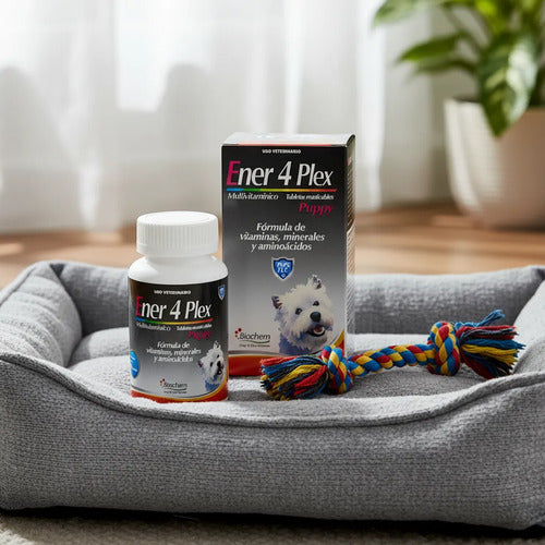 Ener 4 Plex Perro Cachorro Puppy 60 Tab Biochem