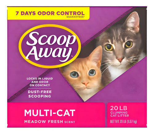 Arena Gato Scoop Away Multi Cat Aglutinante 9kg 20lb