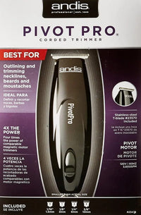 Maquina De Acabado Andis Pivotpro Delinear Barba Y Cabello Negro