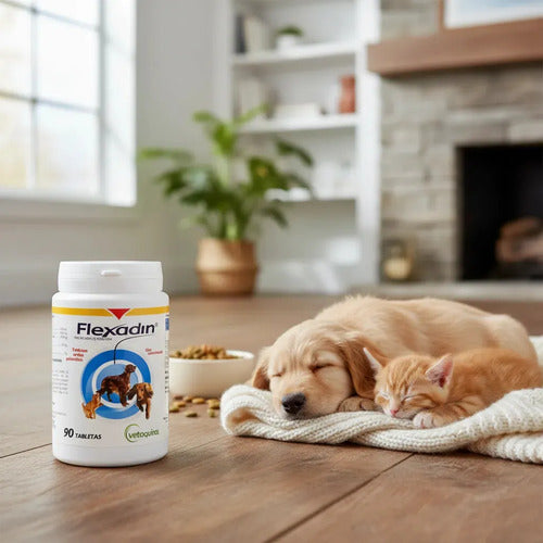 Flexadin 90 Comprim. Condroprotector Natural Perros Y Gatos