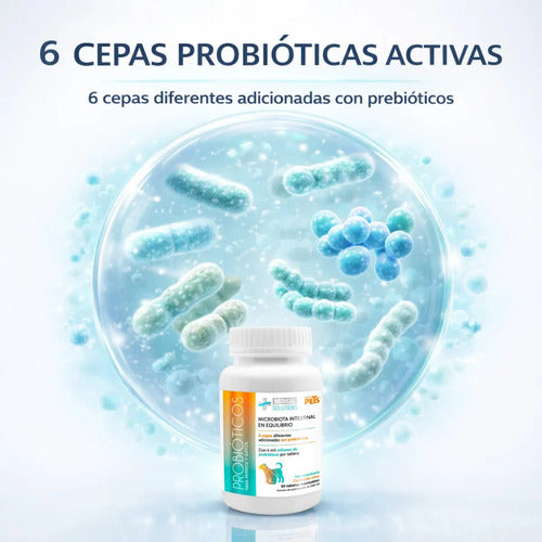 Probiótico Para Perro Probiotico En Tableta Masticable 60 Pz
