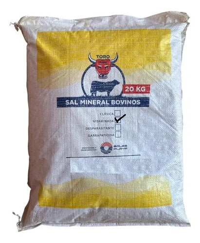 Sales Playa Minerales  Vitaminados  Para Ganado 20kg Libres