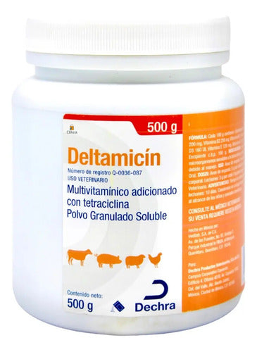 Deltamicín Multivitamínico Aves 500 Gr Dechra Brovel