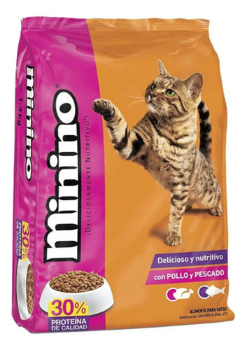 Minino Original 15kg Croqueta Alimento Gato Envio Gratis