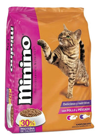 Minino Original 15kg Croqueta Alimento Gato Envio Gratis