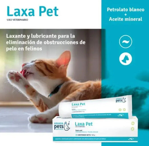 Laxa Pet Laxante Y Lubricante Para Felinos 100 G