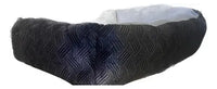 Cama Dmc Cozy Pet Extra Comfort Para Mascotas Con Estampado Gris Negro/gris
