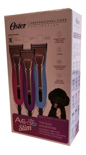 Maquina Estetica Canina A6 3 Velocidades Oster Con Cuchilla · Rosa · azul,negro o morada