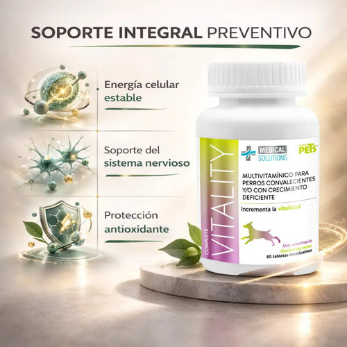 Ms - Complete Vitality Vitaminas Para Perros (60 Tabletas)
