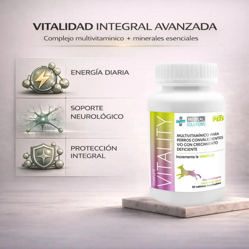 Ms - Complete Vitality Vitaminas Para Perros (60 Tabletas)