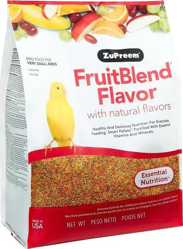 Alimento Premium+ Para Canario Croquetas Zupreem Fruit 907 G