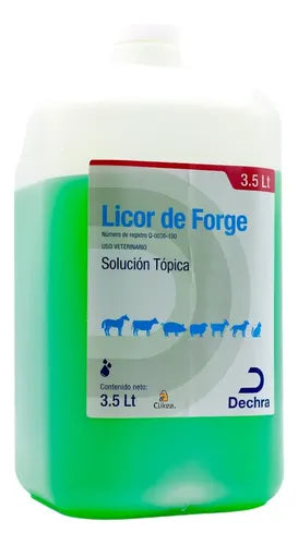 Licor De Forge Antiseptico Y Cicatrizante De 3.5 L Dechra