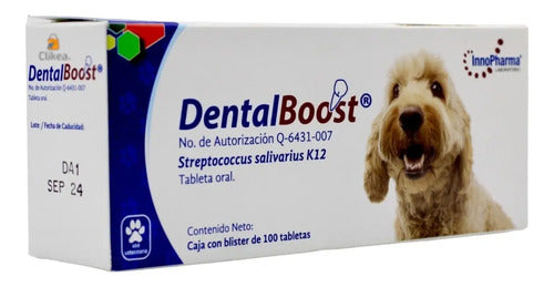 Dental Boost Tabletas Contra Mal Aliento Perros 100 Tabs