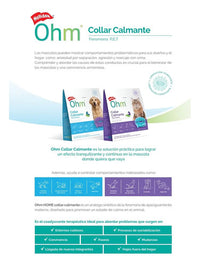 Ohm Collar Calmante Para Gato Holliday Relajante Feromona Azul Claro