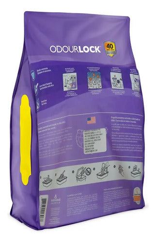 Arena Odourlock Aglutinante Para Gato Lavanda 11.35 Kg