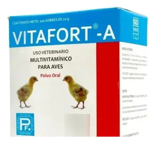 Vitafort A 100 Sobres De 10g Multivitamínico Aves
