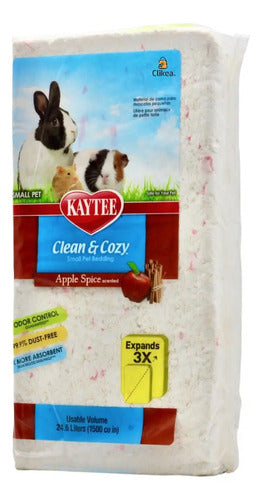 Sustrato Clean & Cozy Aroma Especias Manzana 24.6 L Kaytee