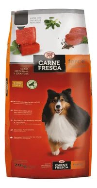 Alimento Carne Fresca Force Sabor Mix En Bolsa De 20kg