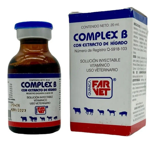 Complejo Complex B Con Estracto De Higado Perros Gatos 20 Ml