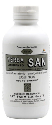 Yerbasan Linimento 110 Ml  Sat Farm Yerba San