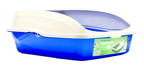 Arenero Color Azul Vanness Para Gato Azul