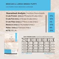 Alimento Back 2 Nature Cachorro Raza Mediana Y Grande 15 Kg