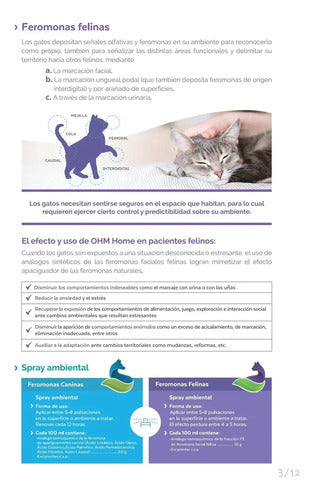 Ohm Collar Calmante Para Gato Holliday Relajante Feromona Azul Claro