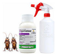 Biothrine Flow 100 Ml + Atomizador Veneno Chinches Cucaracha