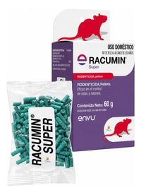 Racumin Super Rodenticida Pellets Ratas Y Ratones 60 G