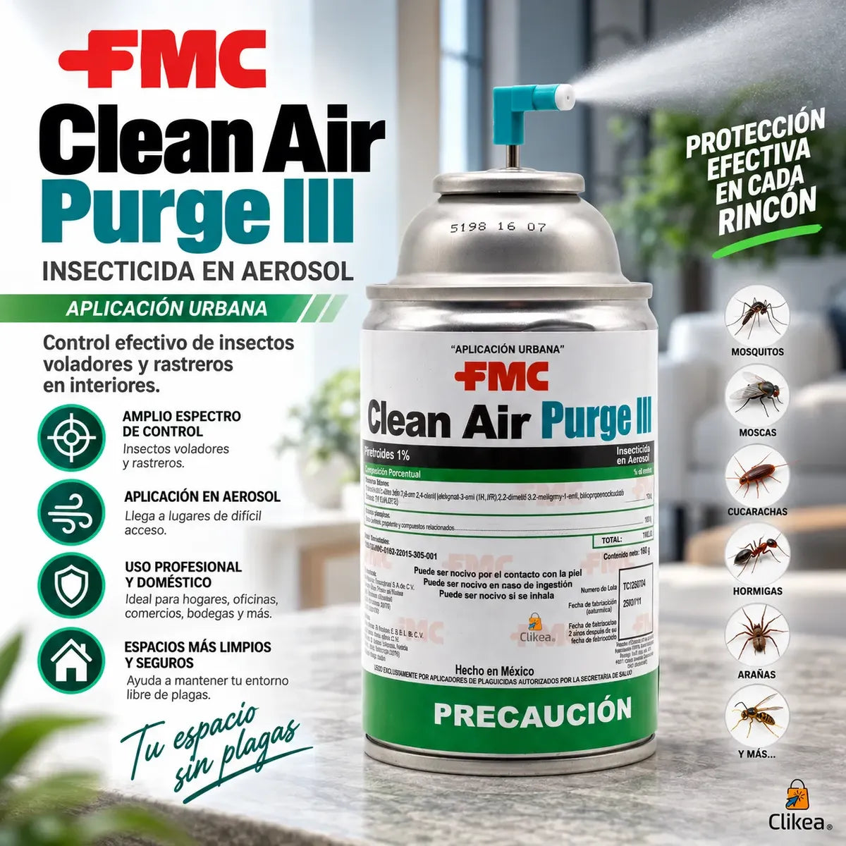 Clean Air Purge Lll 181 G Insecticida