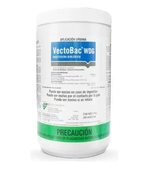 Vectobac Wdg 500 G Insecticida Orgánico Larvas De Mosquito